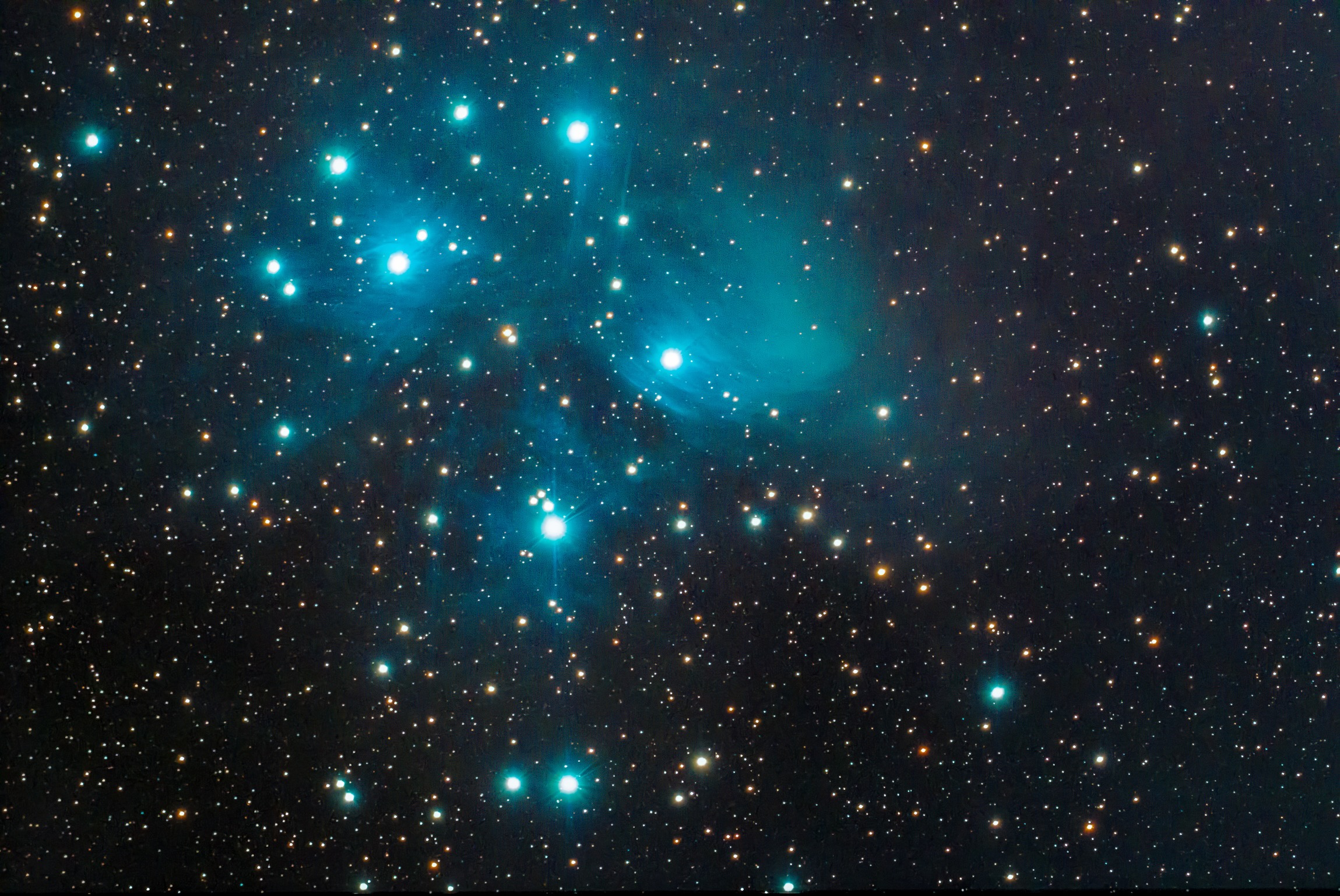 The Pleiades star cluster is also famously known as the Seven Sisters. Or, to some, it’s known as Messier 45 (M45) on the list of Messier objects. The Pleiades is visible from almost every part of the globe. It’s seen from as far north as the North Pole and farther south than the southernmost tip of South America. It looks like a tiny misty dipper of stars.